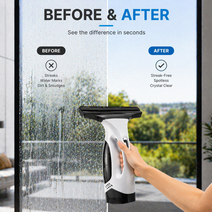 SwiftClean Window Vacuum Cleaner