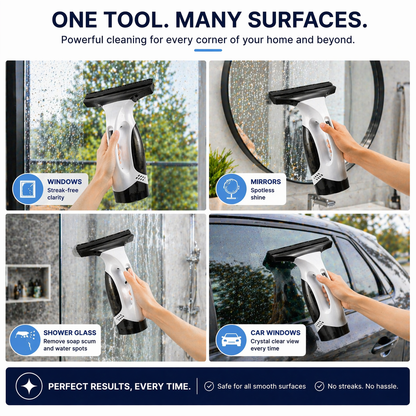 SwiftClean Window Vacuum Cleaner
