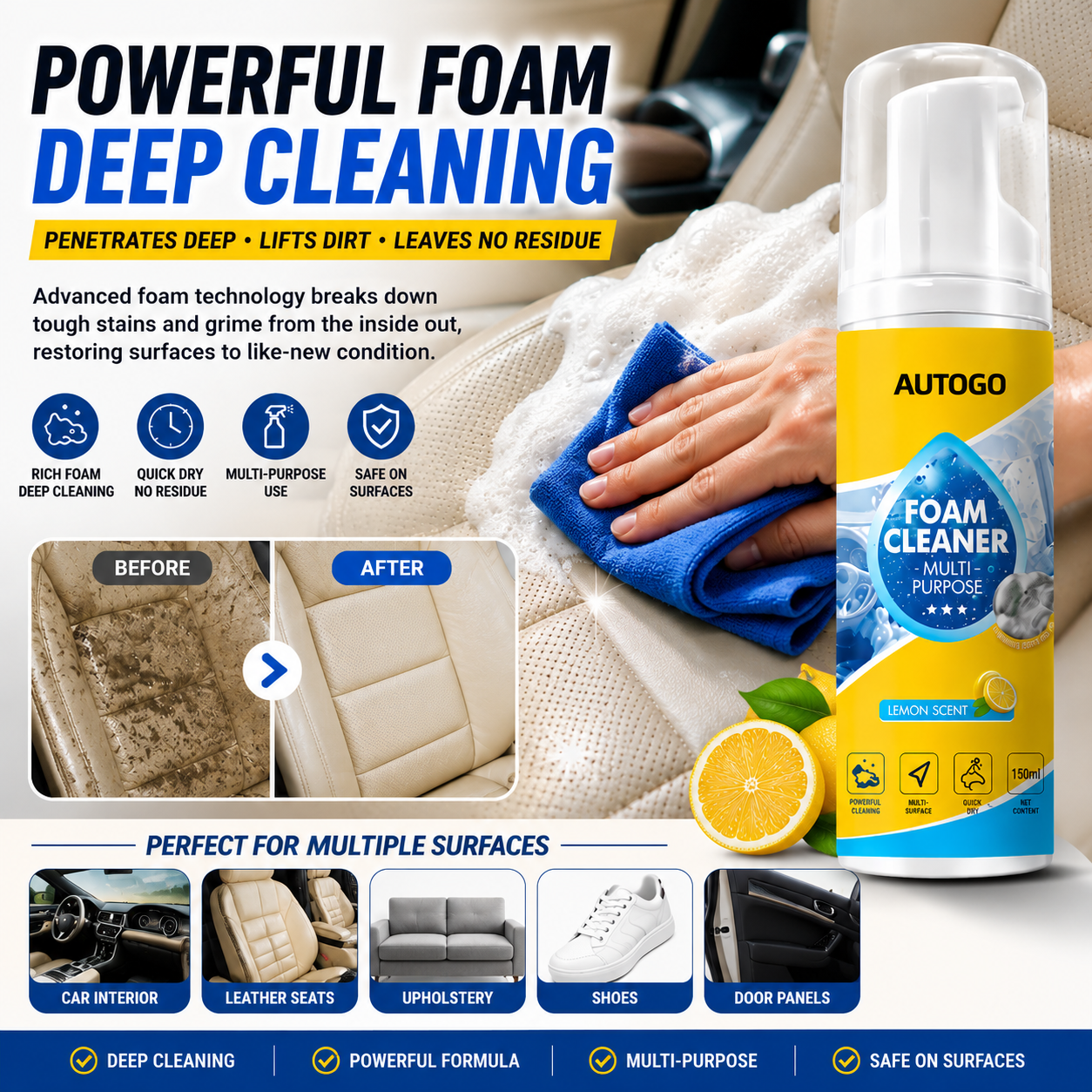 Ultimate Foam Cleaner for Tough Stains