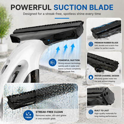 SwiftClean Window Vacuum Cleaner